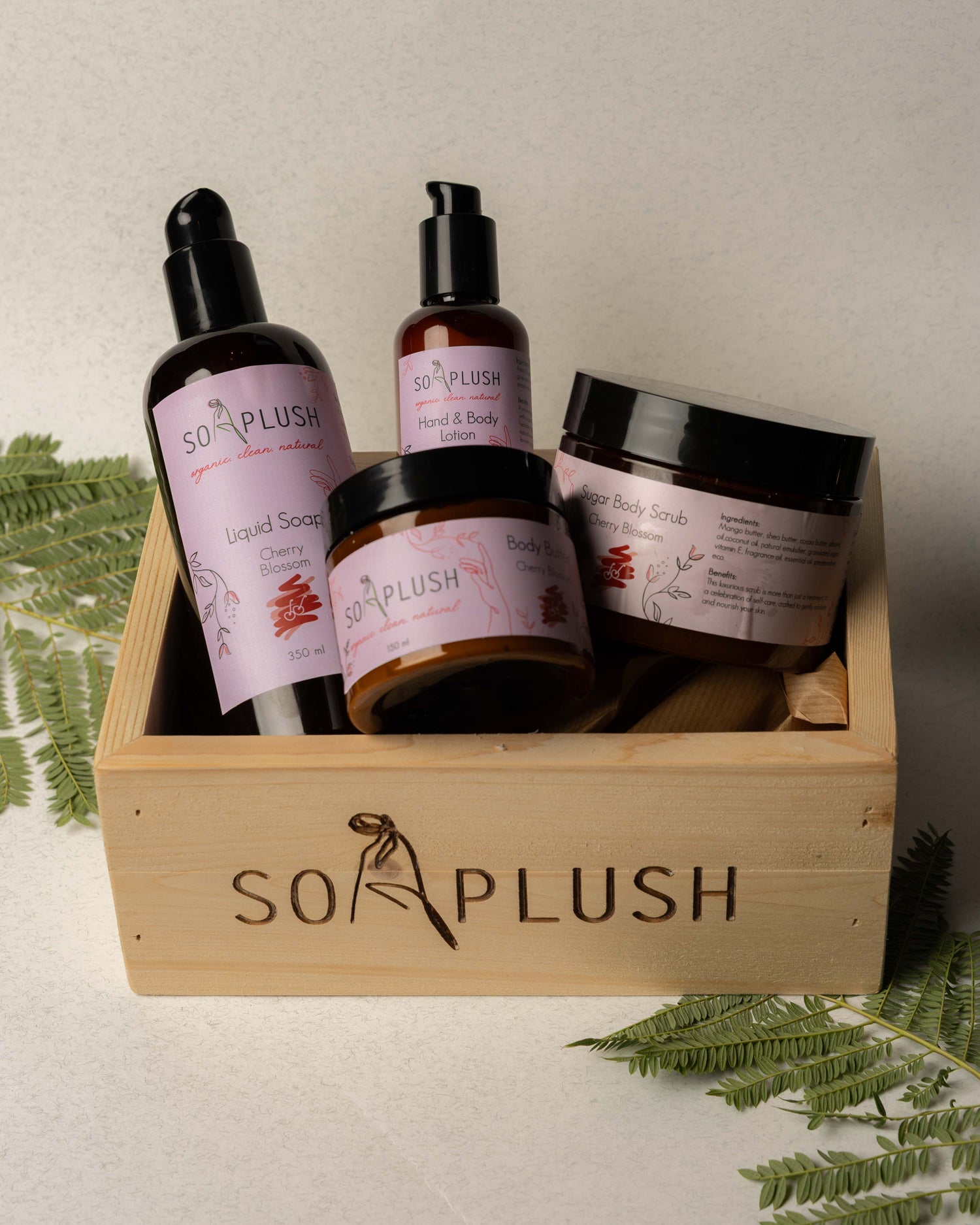 Soaplush Engraved Wooden Gift Box